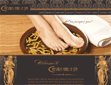 Tablet Screenshot of caesarsnailsnspa.com